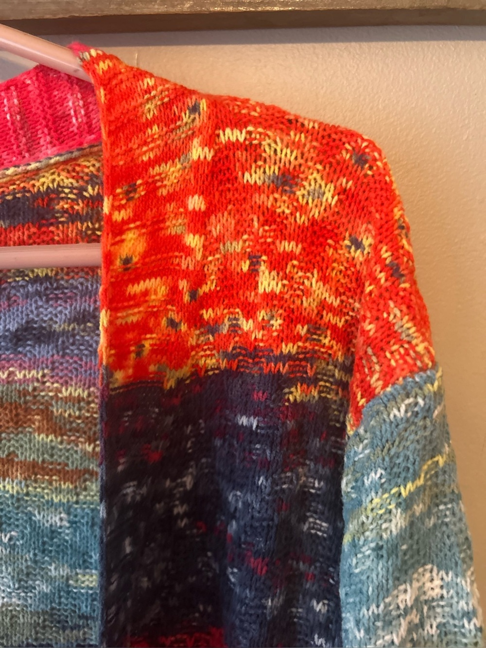 Long colourful cardigan - Picture 4 of 10